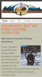 Mobile Screenshot of coloradohuntingadventures.com